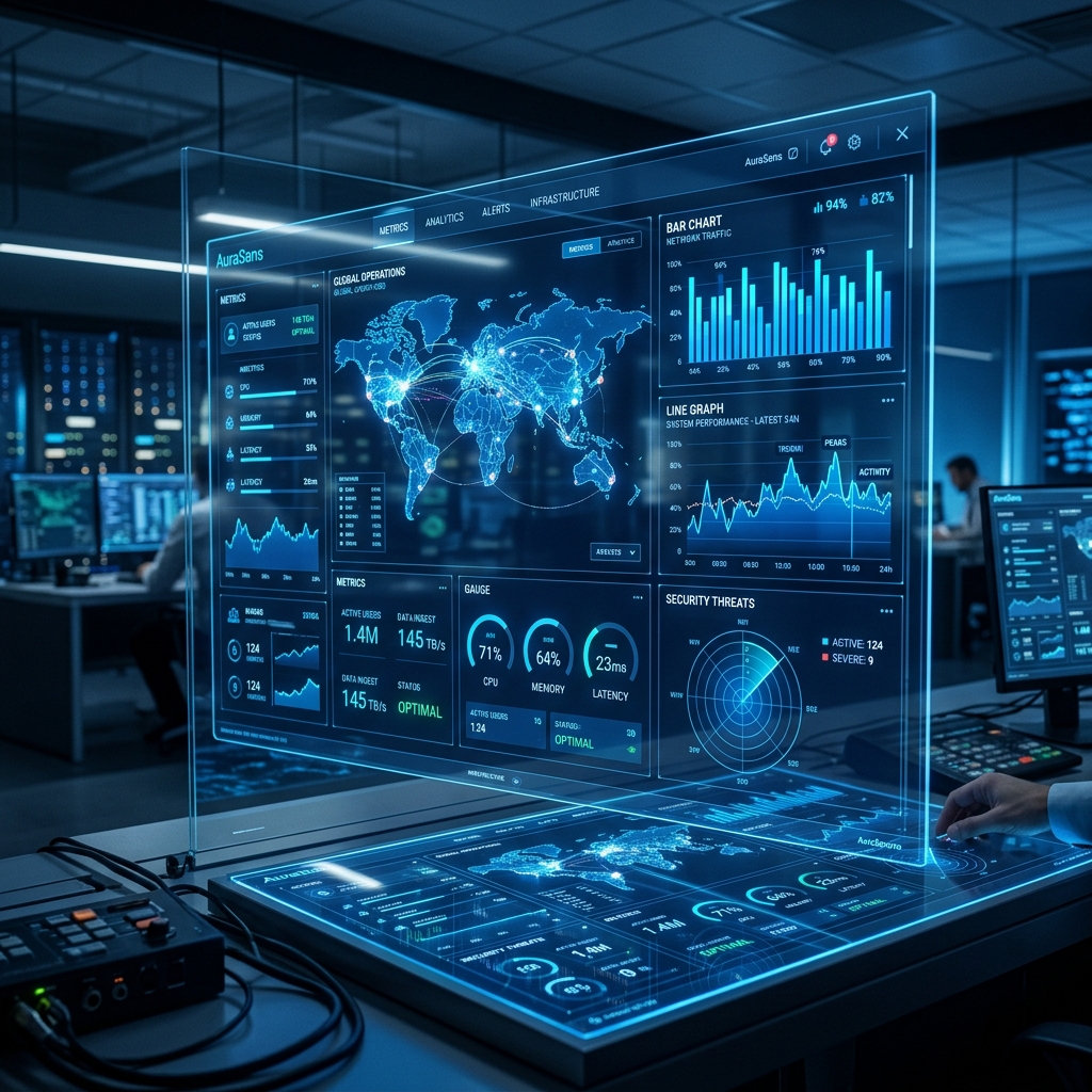 Digital Dashboard Charts